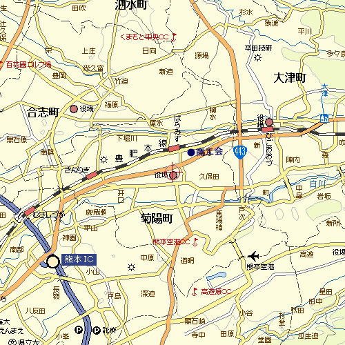 菊陽町商工会地図